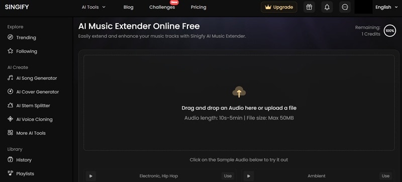 signify ai top ai music extender