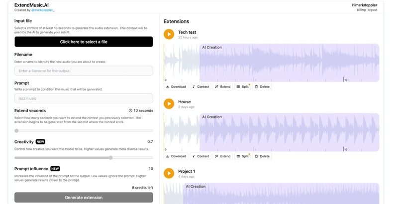 extendmusic ai top ai music extender