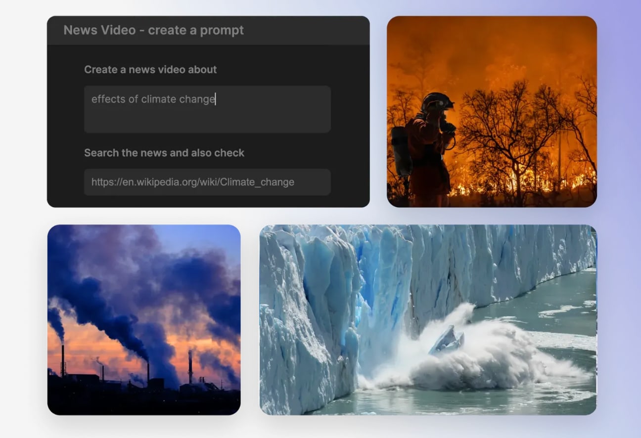 invideo ai news anchors
