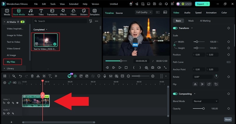 prévisualiser et améliorer la vidéo