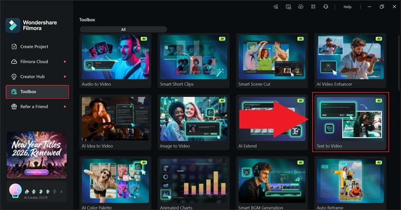 trouver la fonction ai text to video