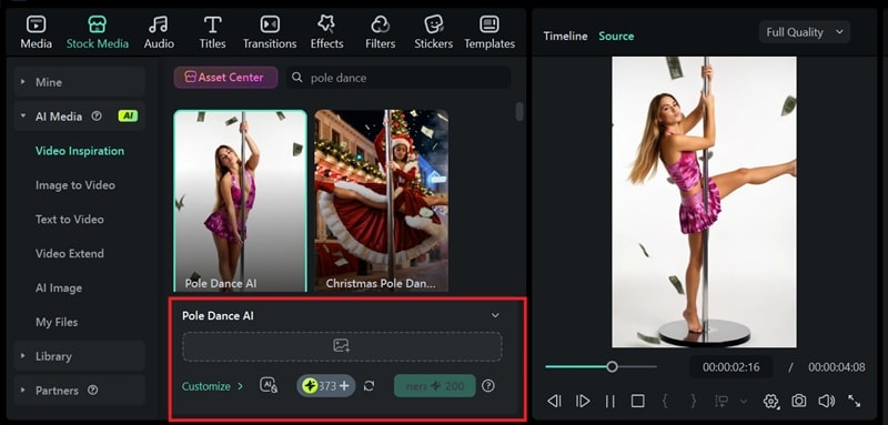upload picture and generate