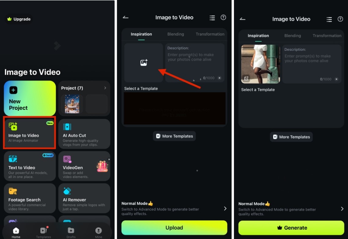 mobile image to video