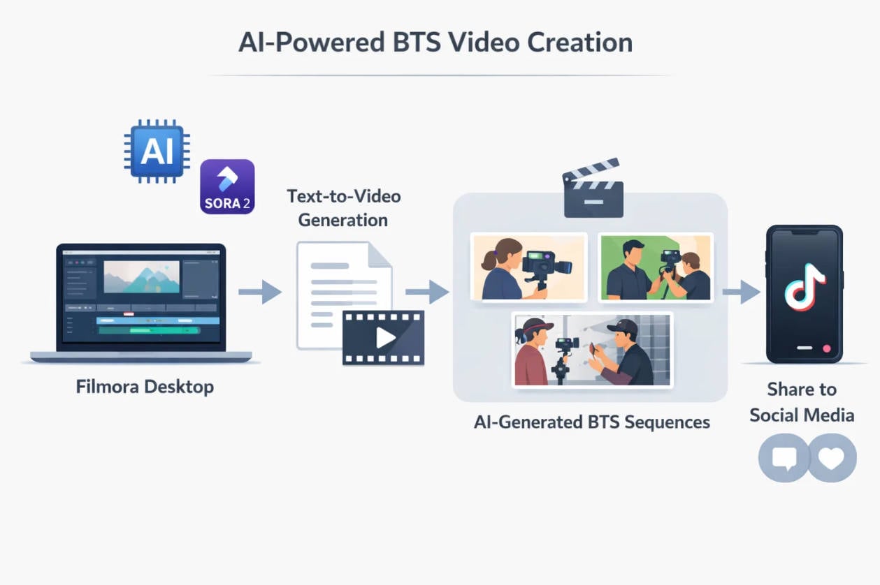 AI BTS video workflow