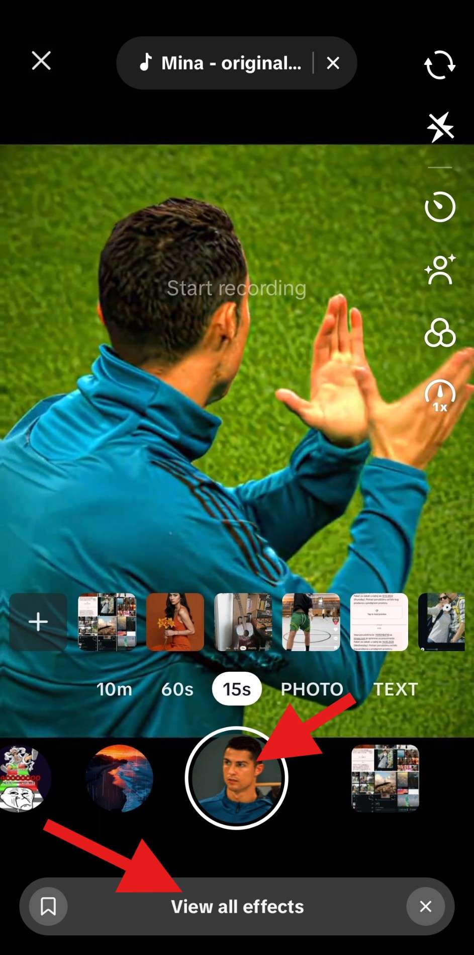 view all effects tiktok