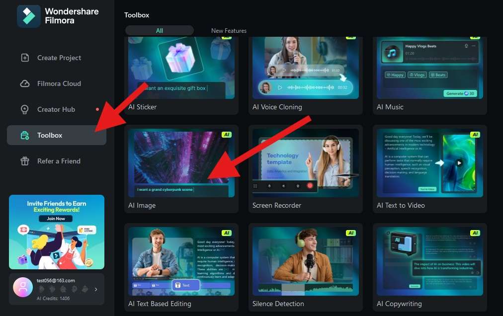 filmora ai image