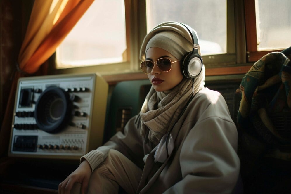 listening to rap beats