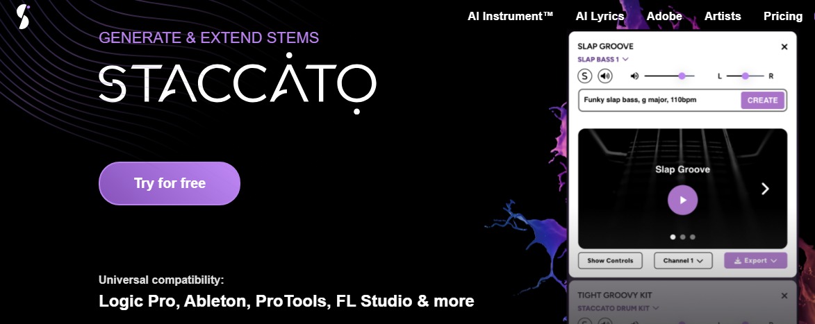 staccato ai homepage