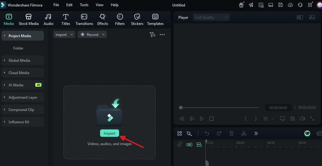 import file to filmora