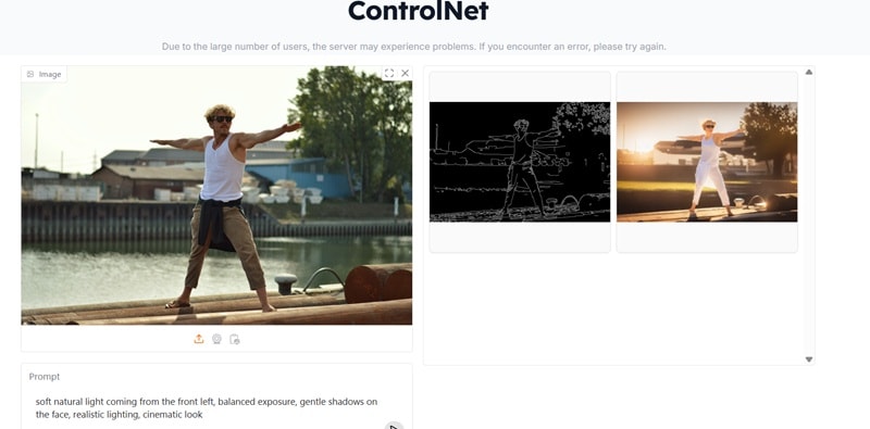accéder à ai relight avec controlnet