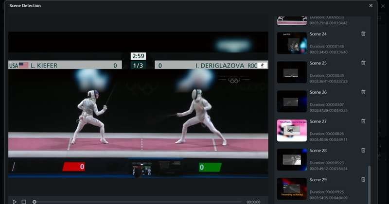 ai scene detection in video editing