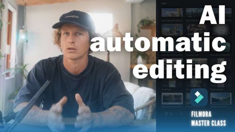 using ai scene detection in filmora