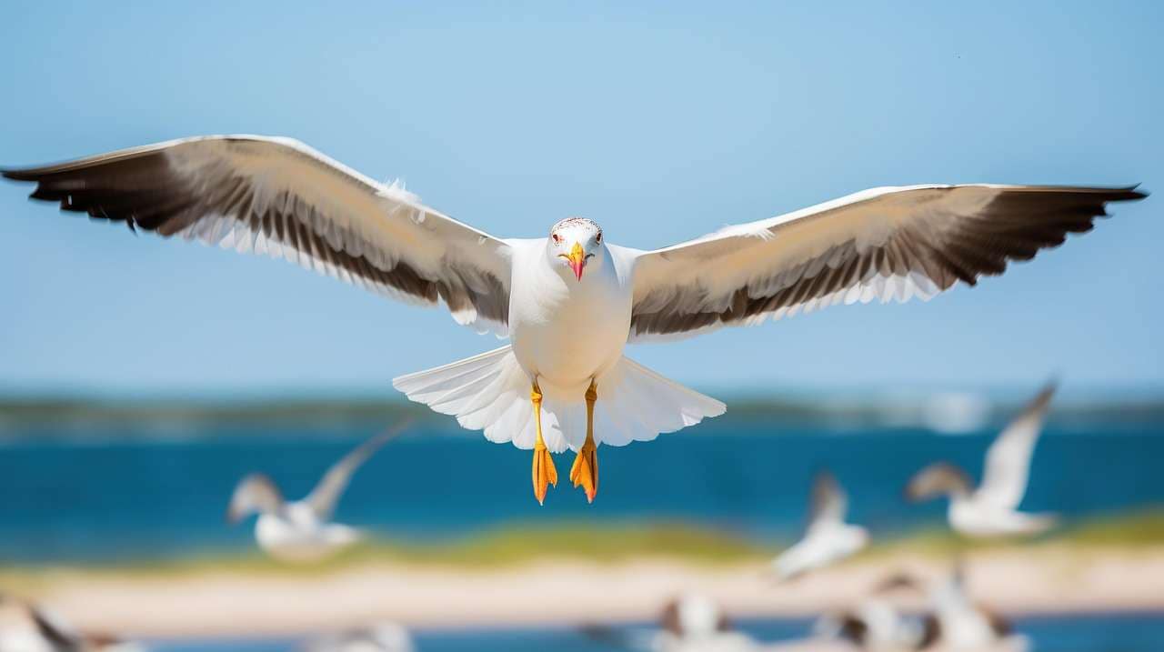 ai seagull flying