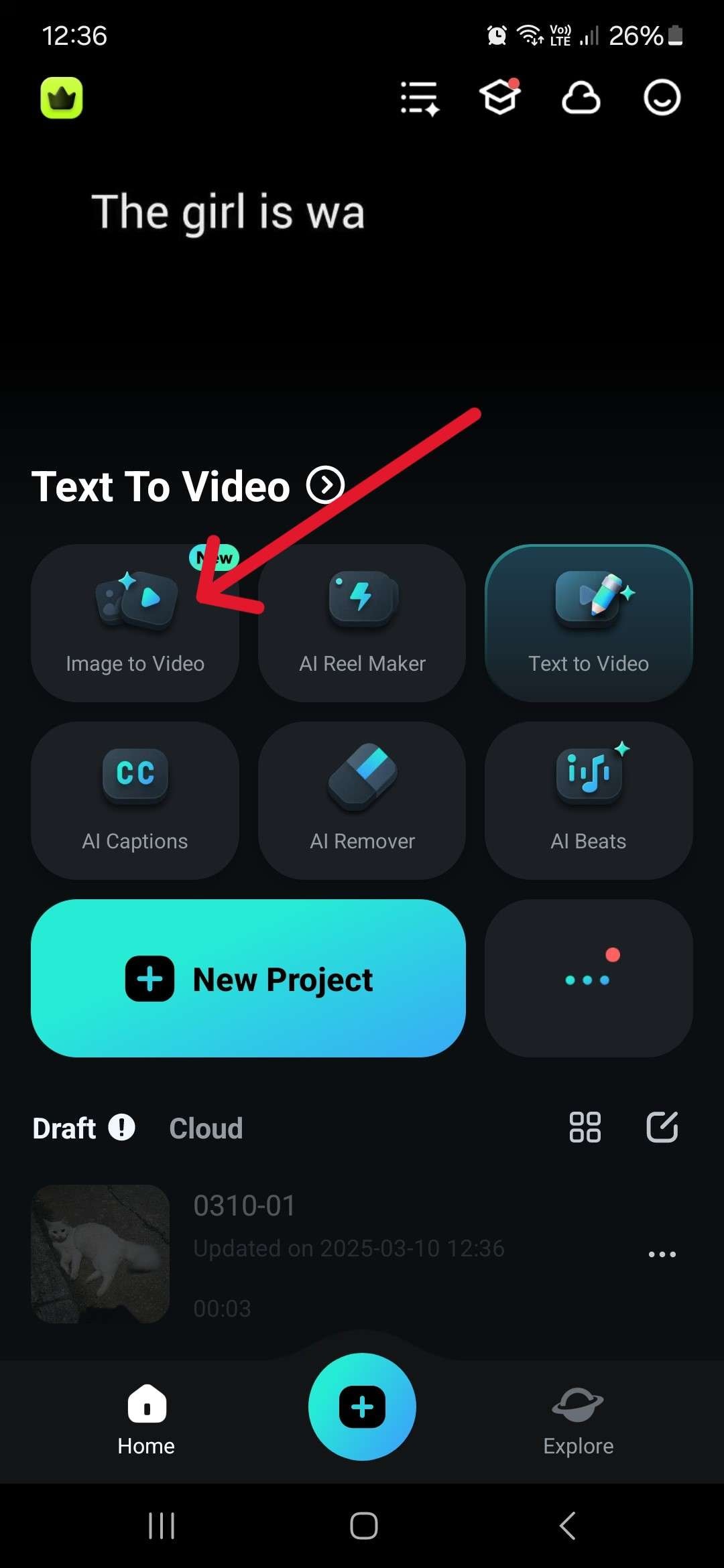 filmora mobile image to video