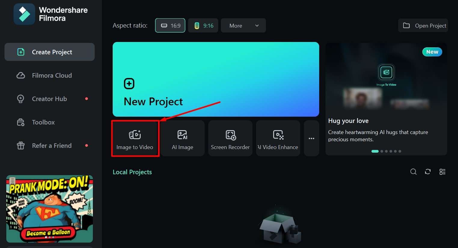 filmora image to video