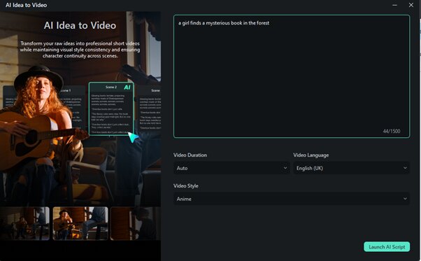 write your storyboard script