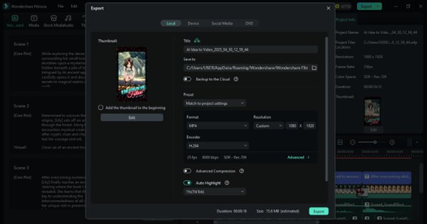 download your storyboard video
