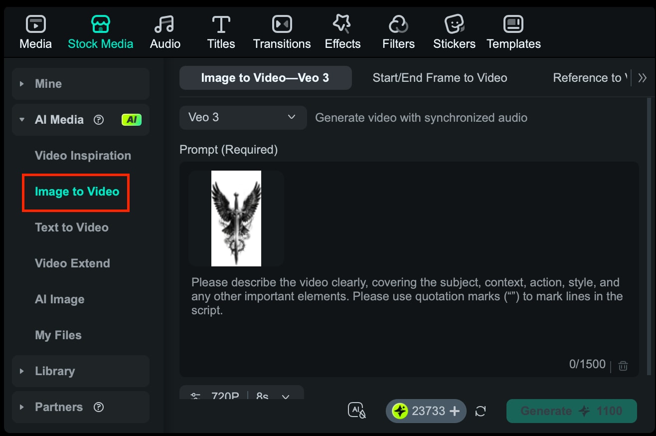 import your generated tattoo image