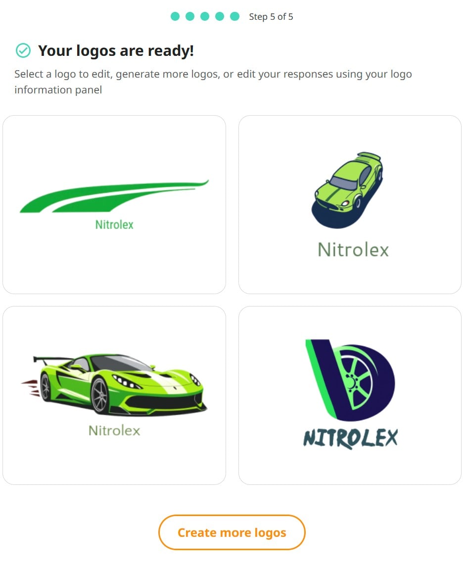 chose and download logo