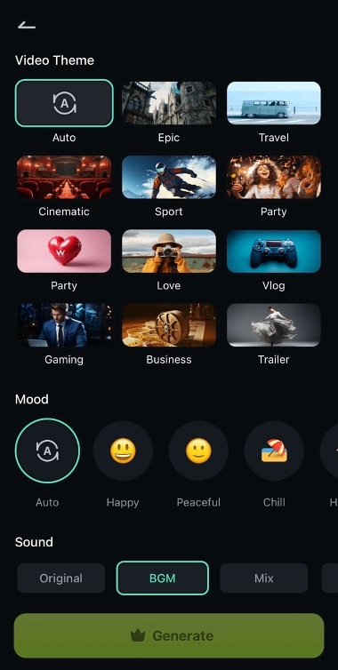 filmora ai reel maker page