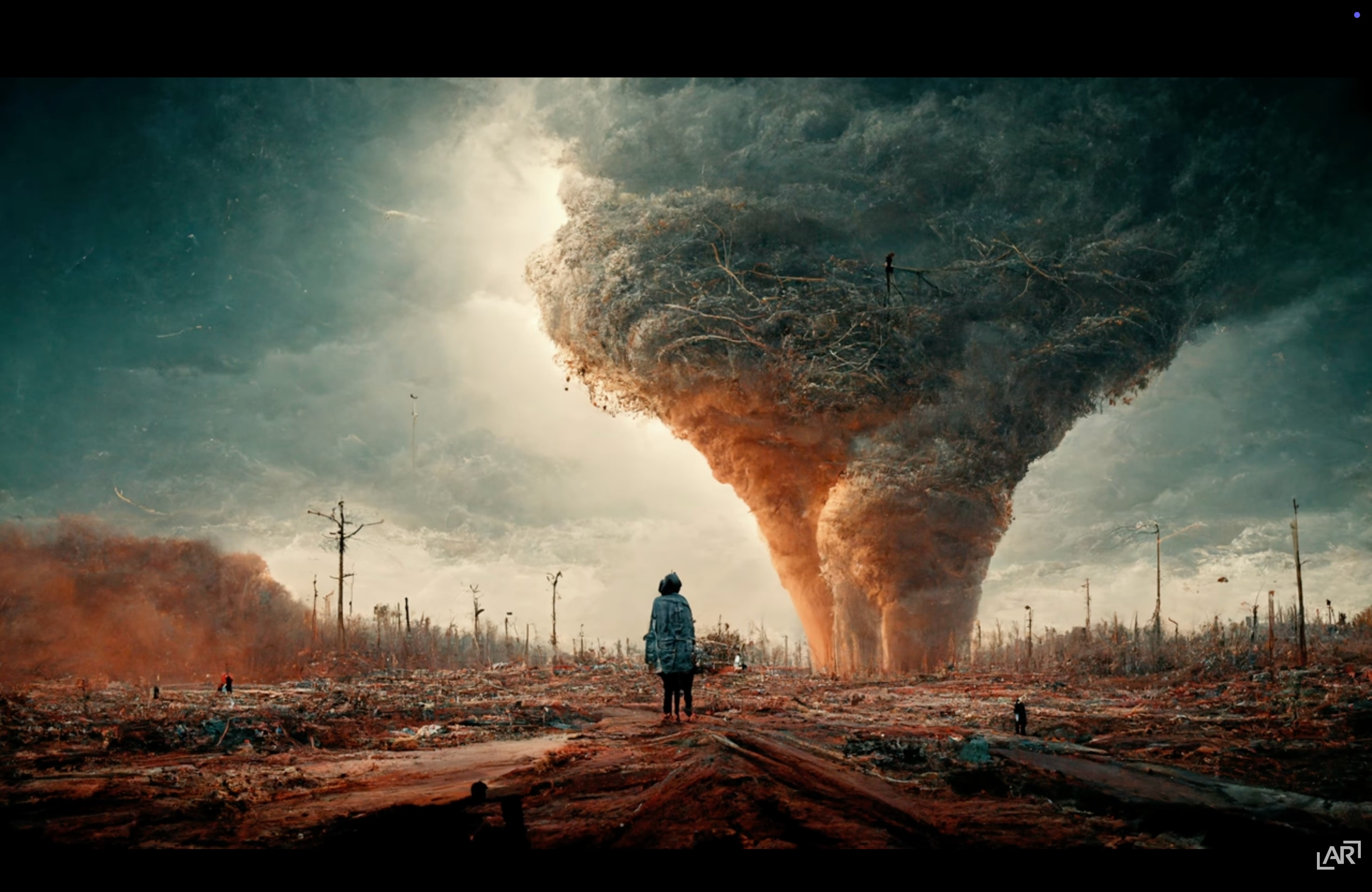 midjourney ai tornado