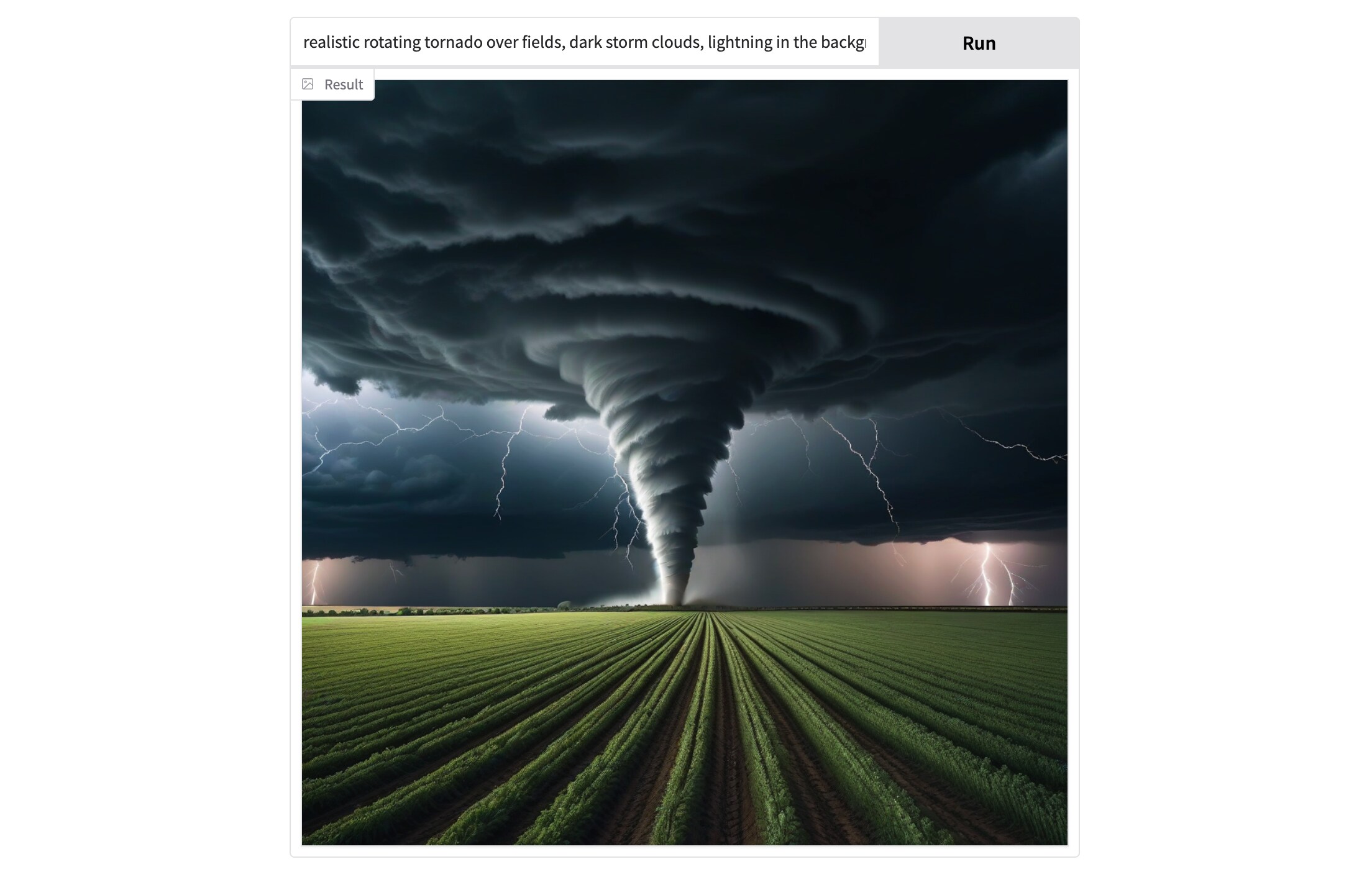 stable diffusion xl ai tornado