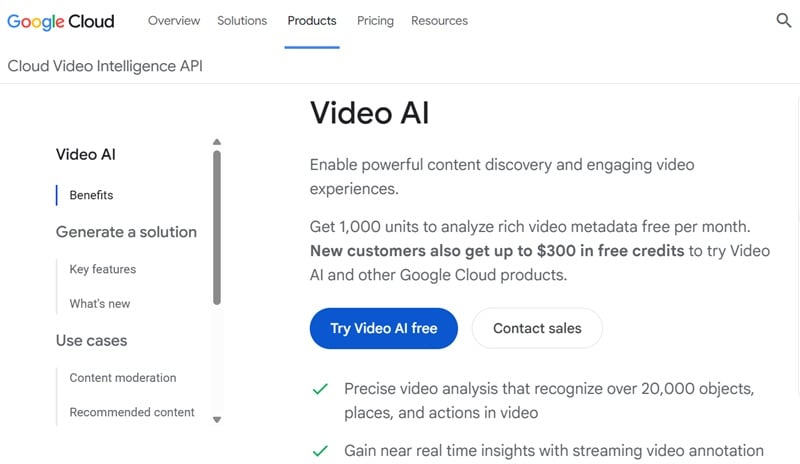Google Cloud Video Intelligence para anotación automática de video