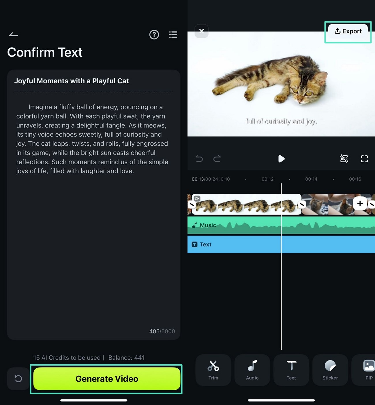 preview script generate video