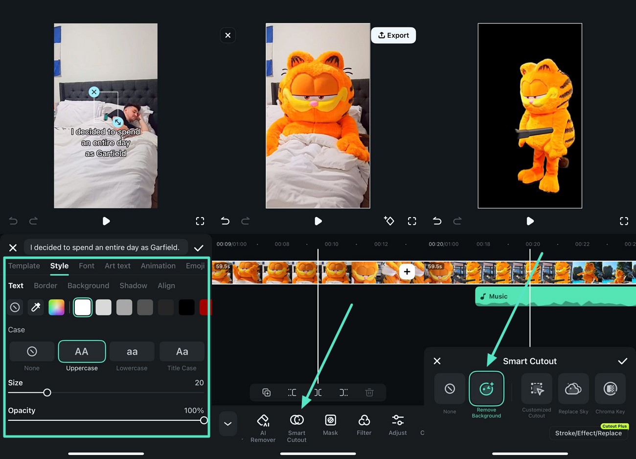 app smartcut after captions