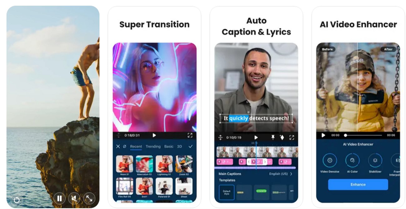 powerdirector ai video editor app