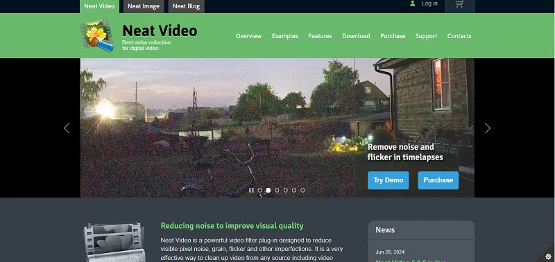 neat video as top pick for ai video noise reduction tool