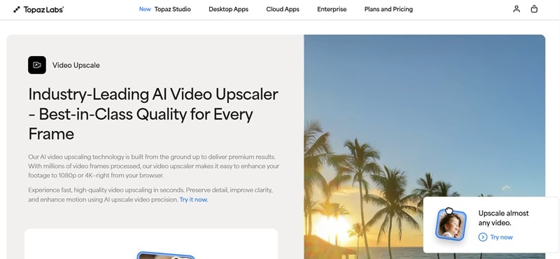topaz labs ai video restoration software