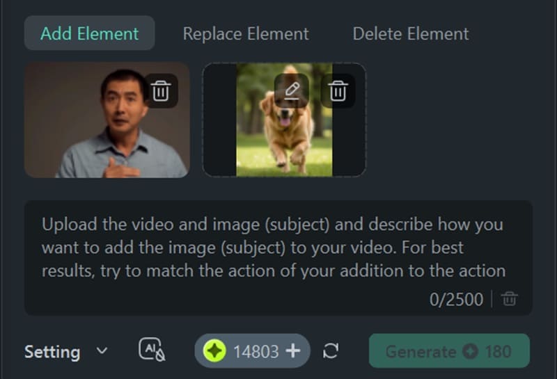 upload video and image to add
