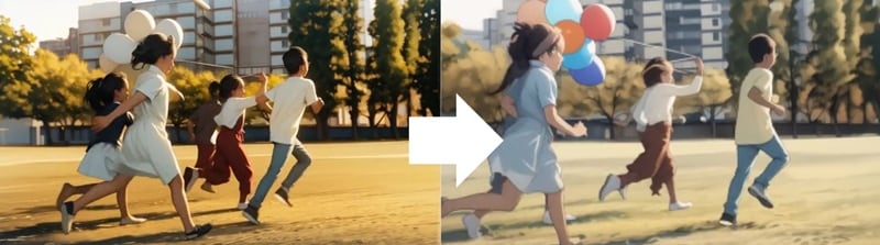 generate video from video style transfer