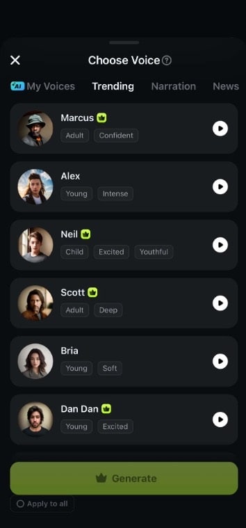 filmora ai voiceovers
