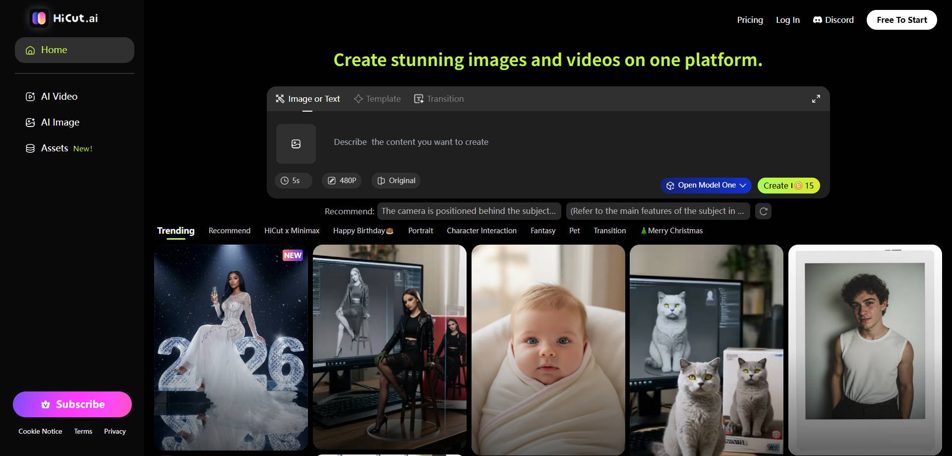 AI Christmas Tree Hair