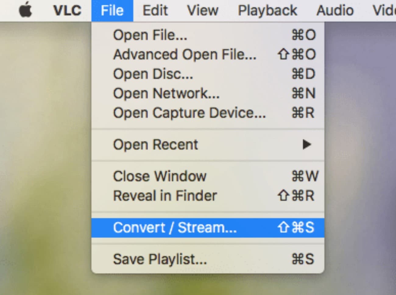 vlc media player aiff to mp3