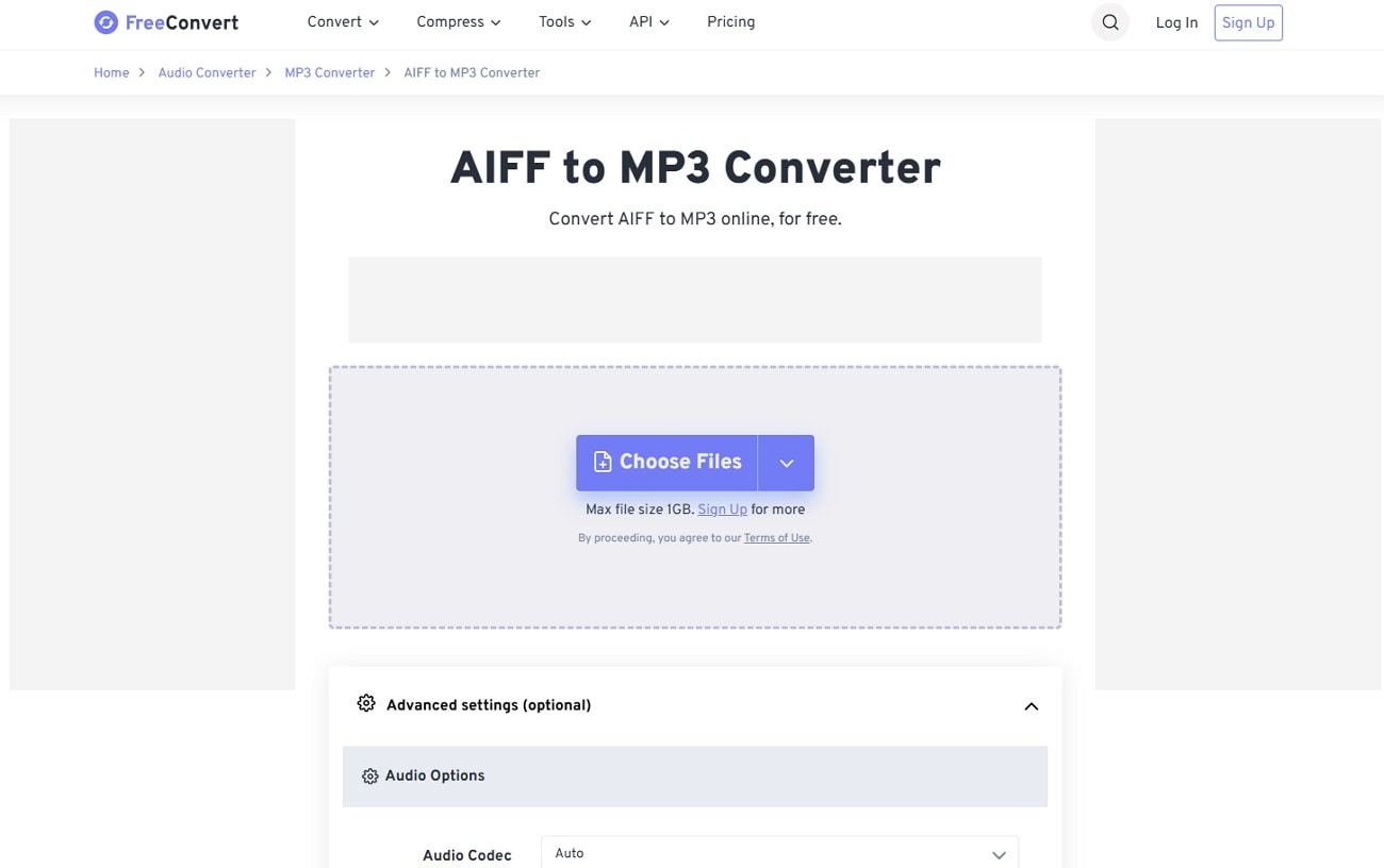 freeconvert aiff to mp3 conversion
