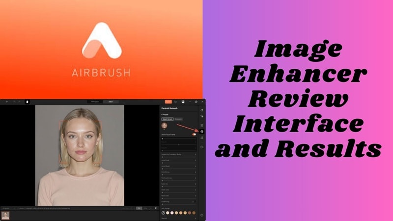 airbrush photo editor online interface for ai image enhancement 2026 review