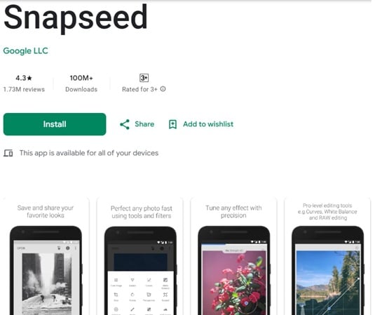 airbrush photo editor alternative snapseed