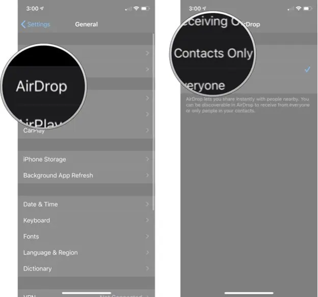 airdrop-impostazione-dei-dettagli-su-ios2