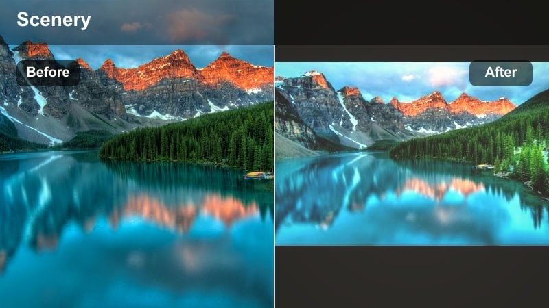 Pastel-toned filter on a creator walking along a pale blue pastel beach