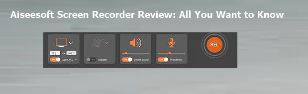 aiseesoft screen recorder review