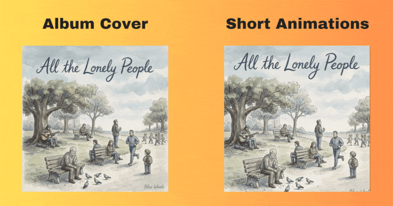 filmora album cover and short clip