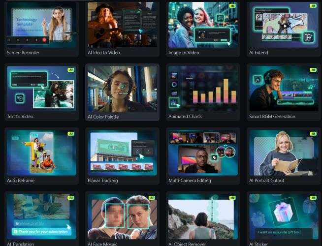 ai tools in filmora