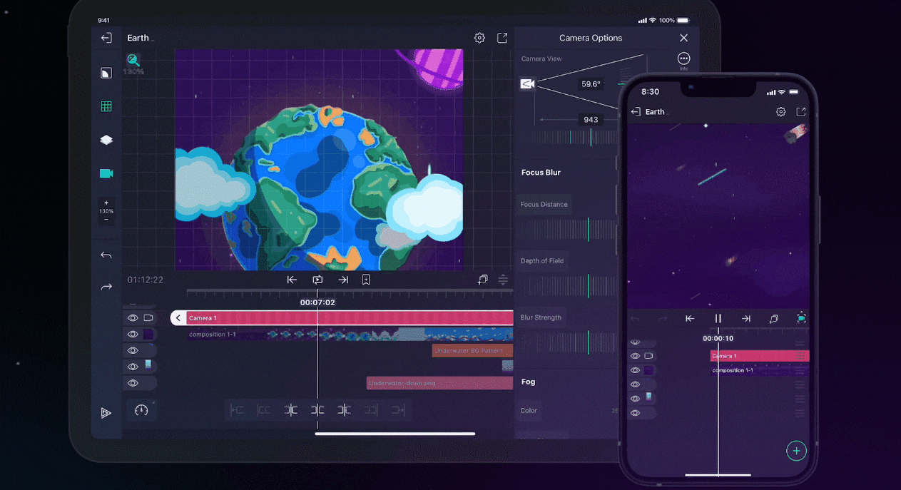 features of alight motion app