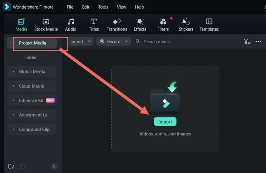import media for masking