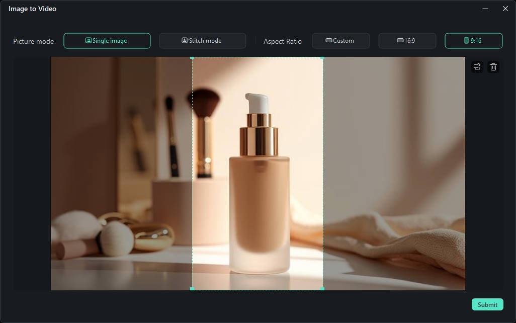 upload product photos for AI generation