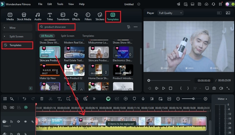 choose a video template