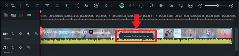 customize the clips in the template